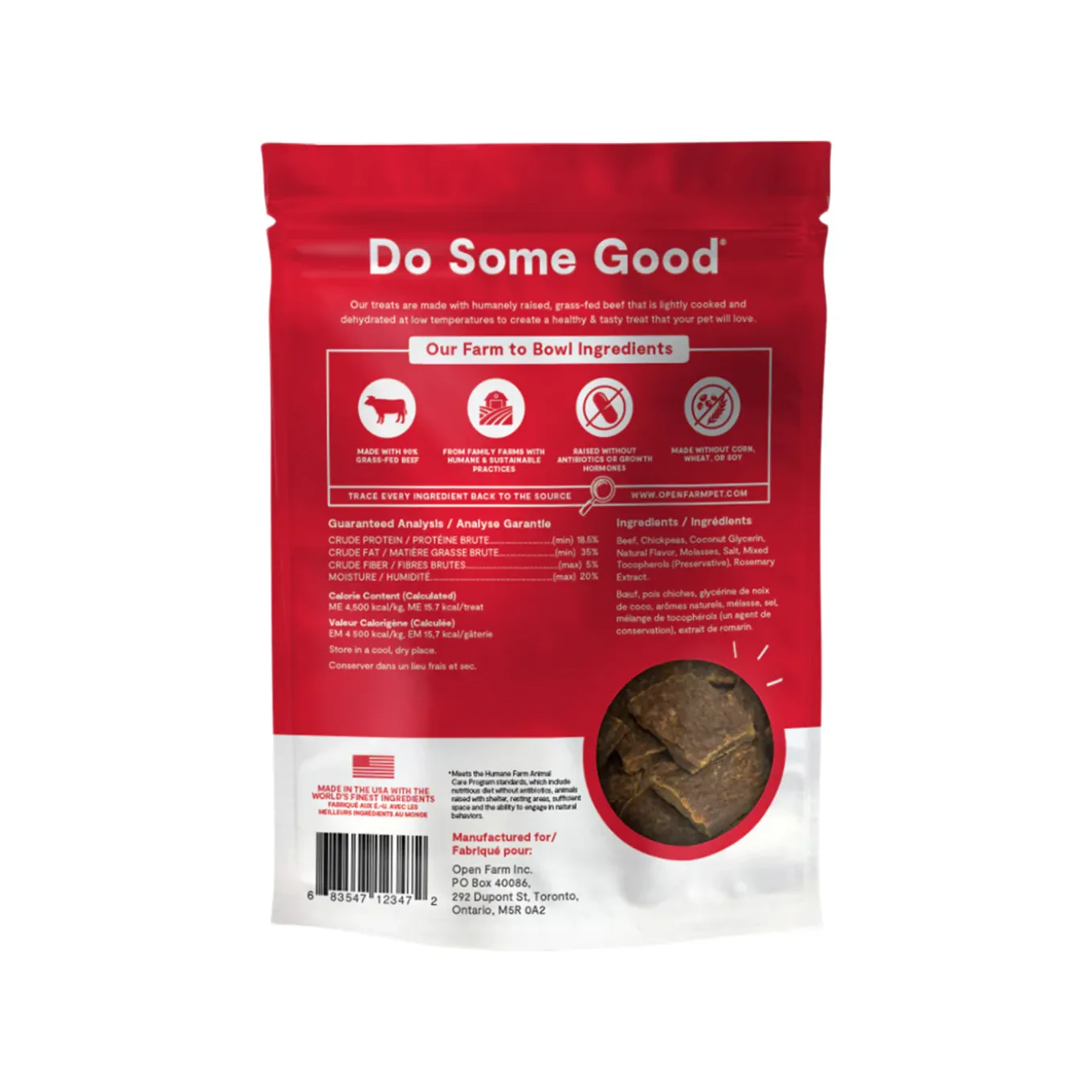 Open Farm Dehydrated Dog Treats