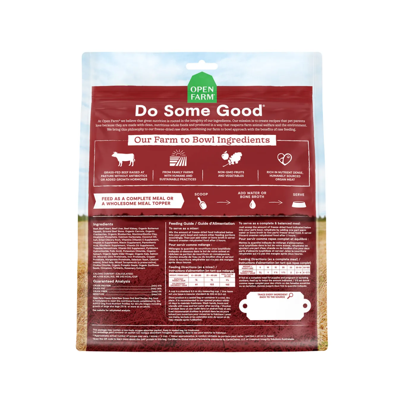 Open Farm Freeze Dried Morsels Raw Dog Food