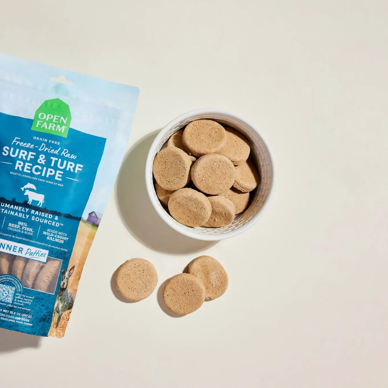 Open Farm Freeze Dried Patties Raw Dog Food
