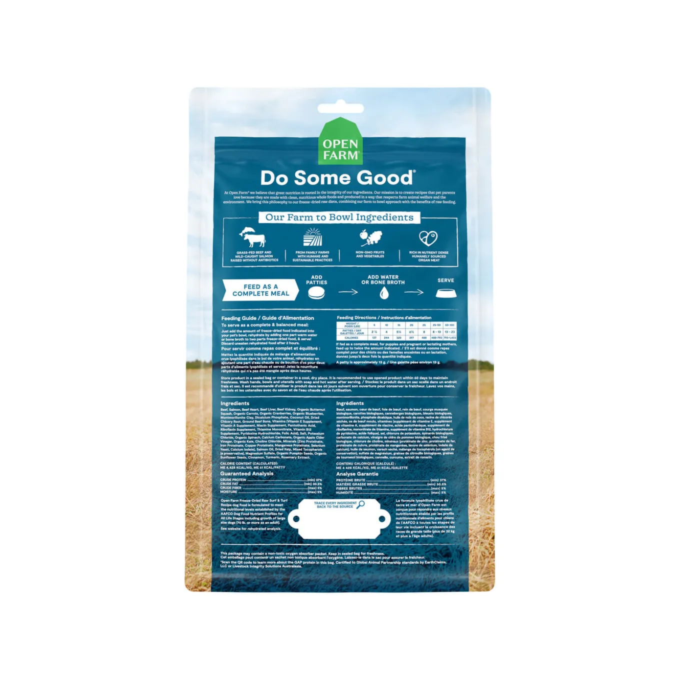 Open Farm Freeze Dried Patties Raw Dog Food