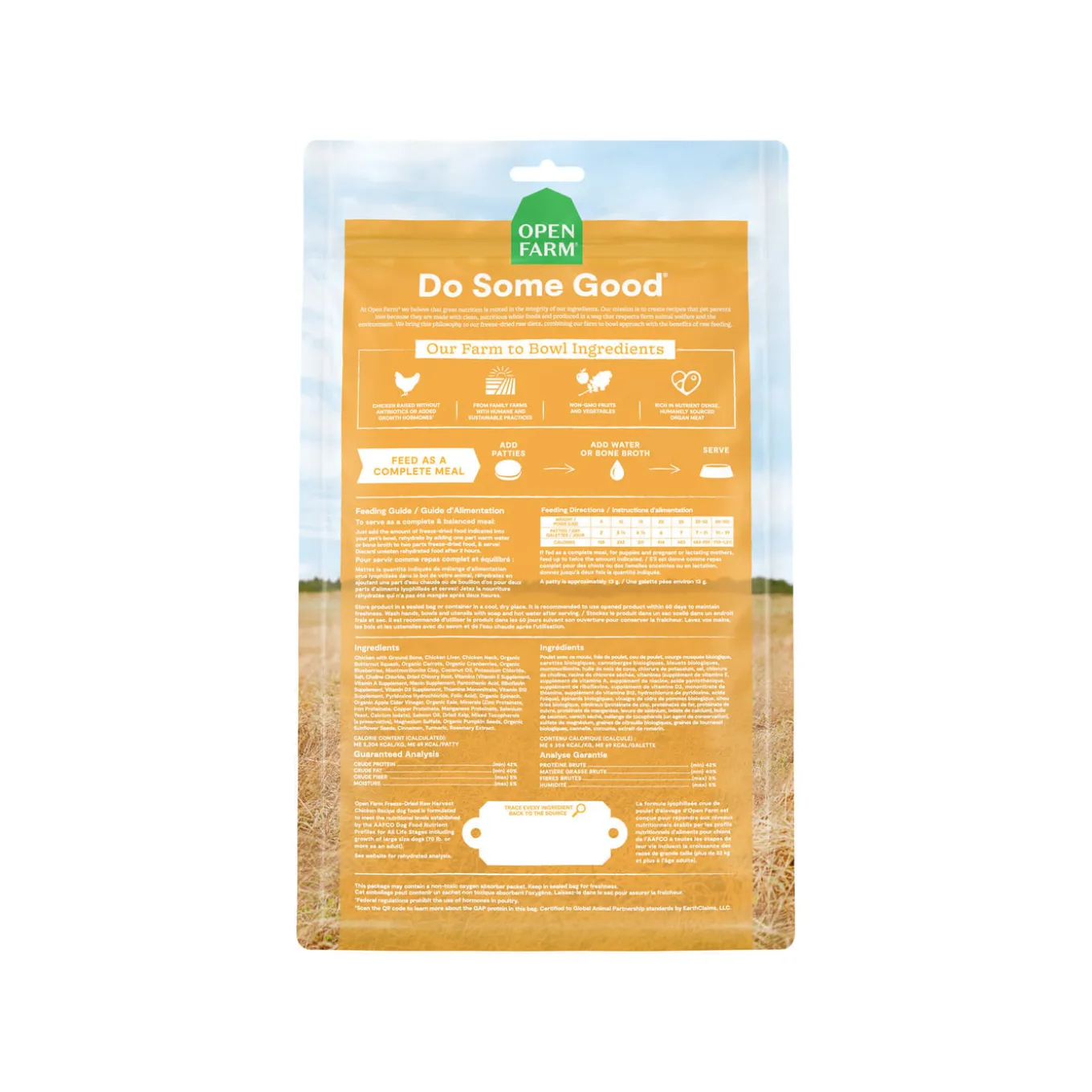 Open Farm Freeze Dried Patties Raw Dog Food