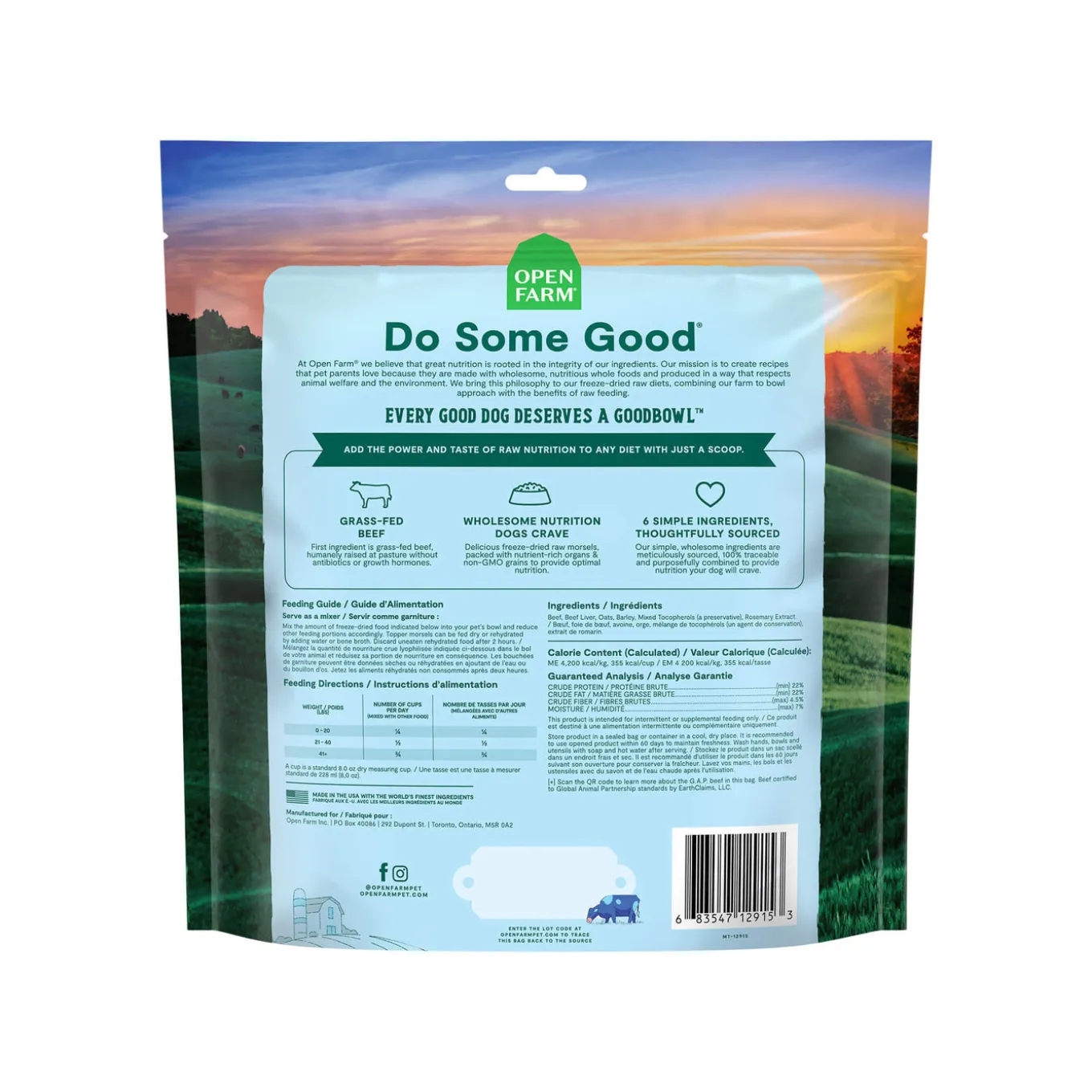 Open Farm Goodbowl Freeze Dried Dog Food