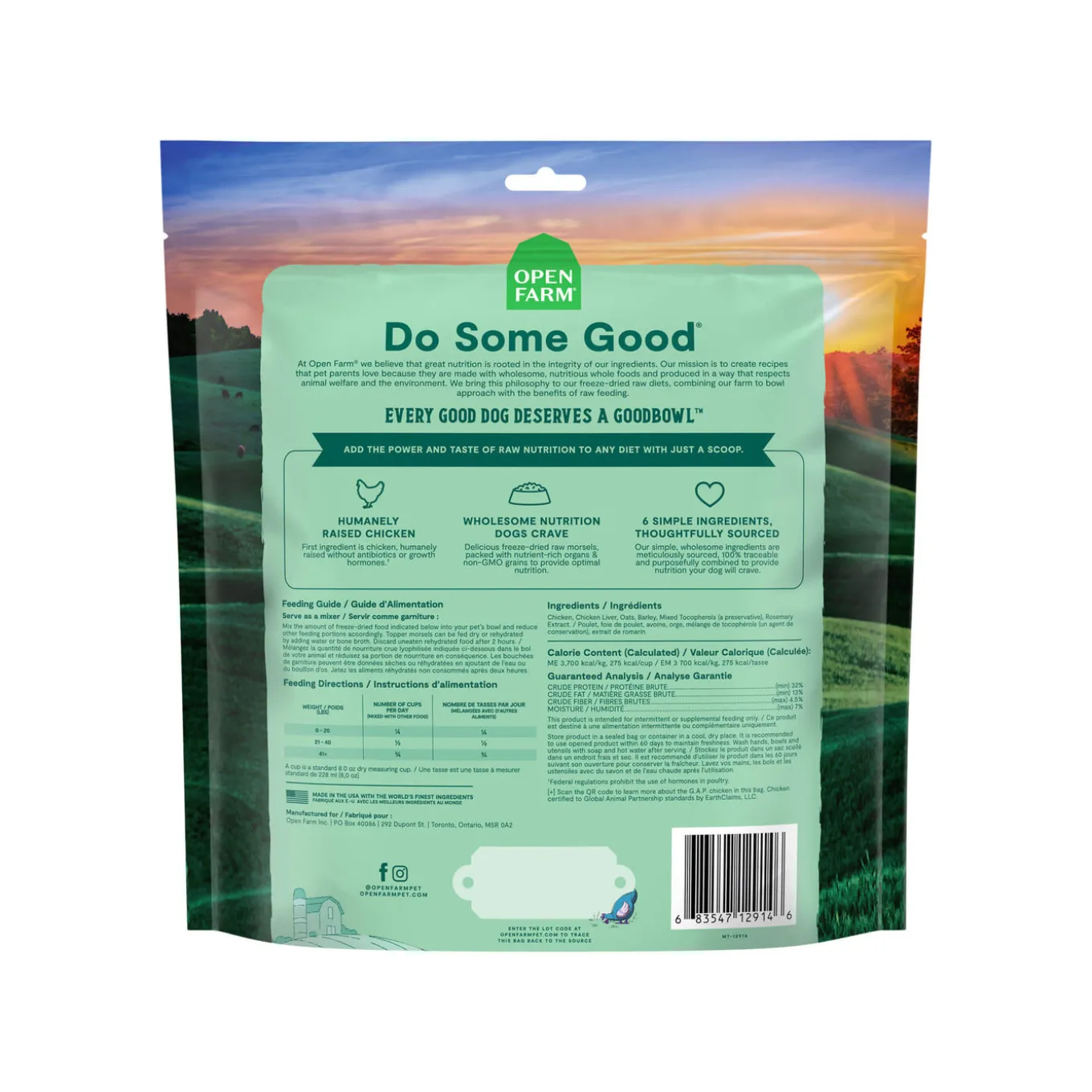 Open Farm Goodbowl Freeze Dried Dog Food