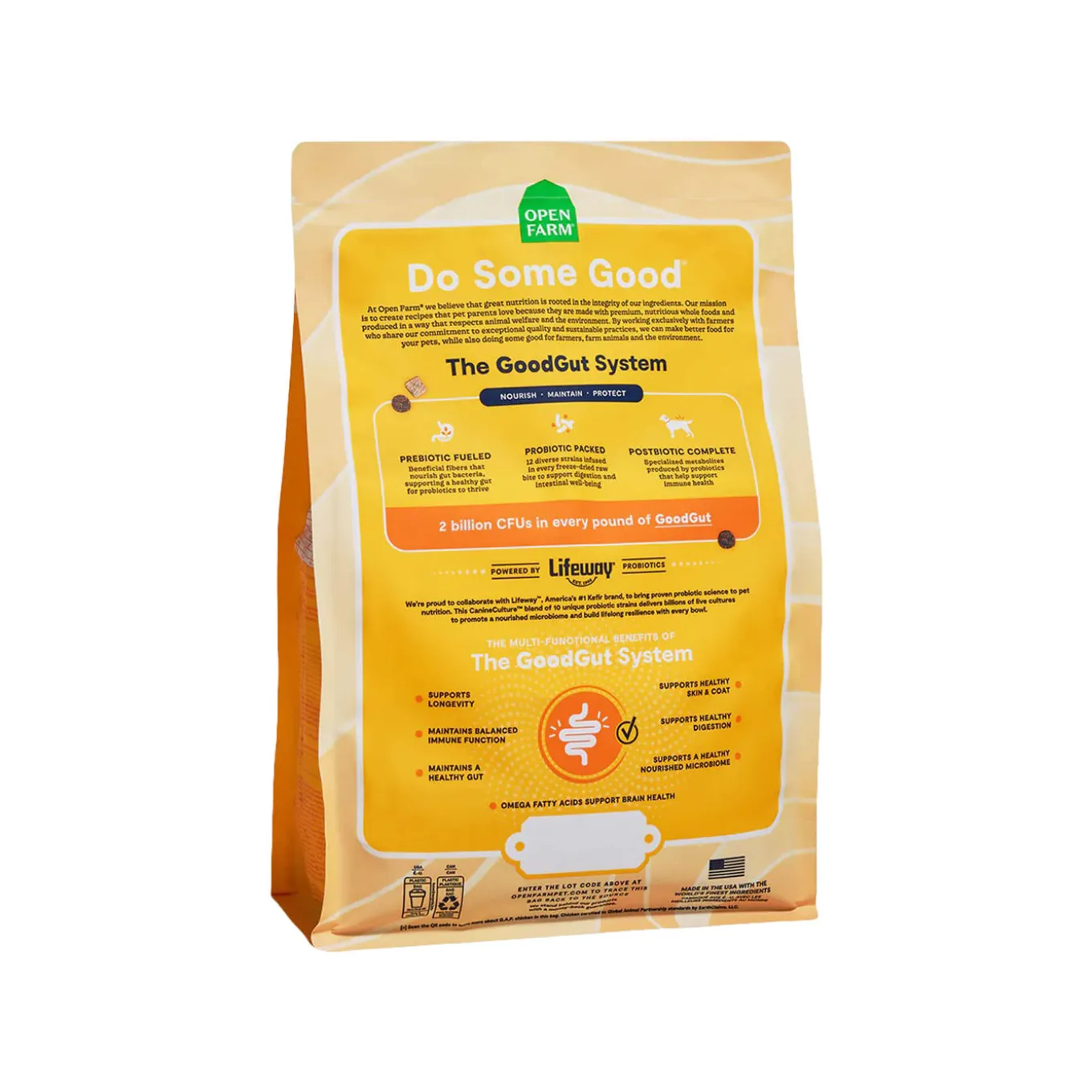 Open Farm Good Gut Kibble with Probiotics for Dogs
