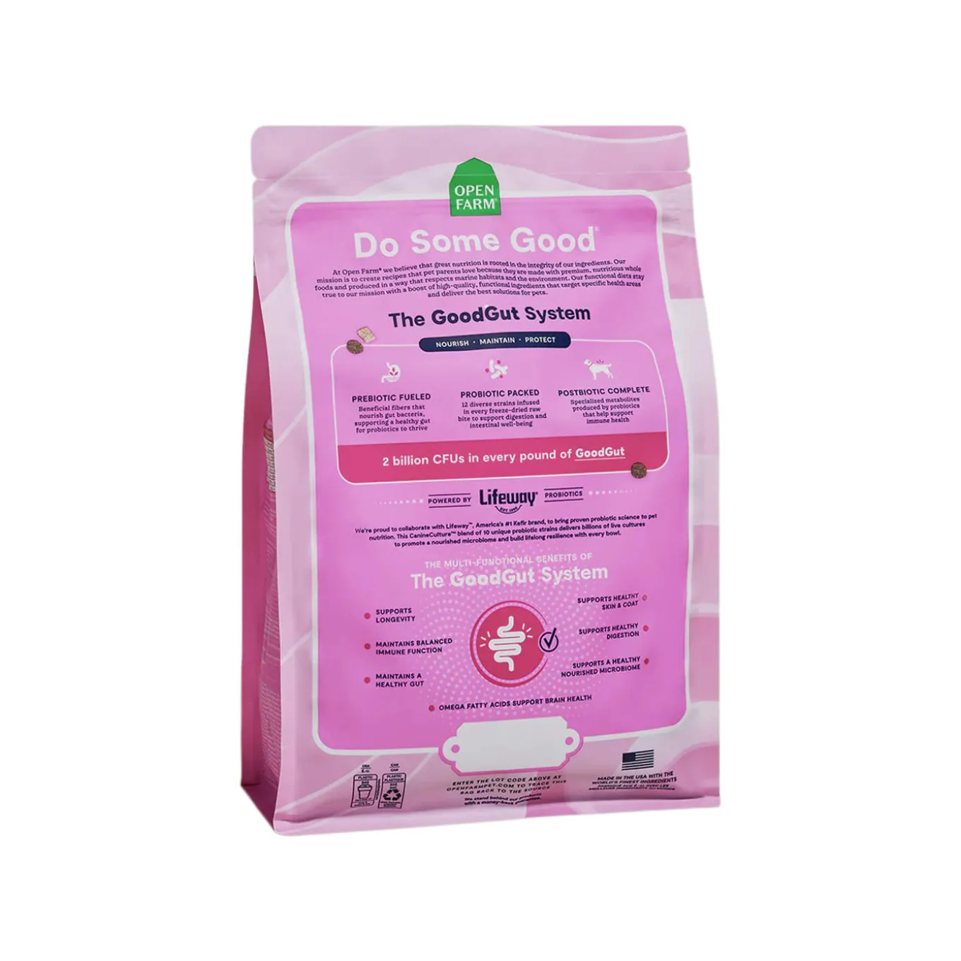 Open Farm Good Gut Kibble with Probiotics for Dogs