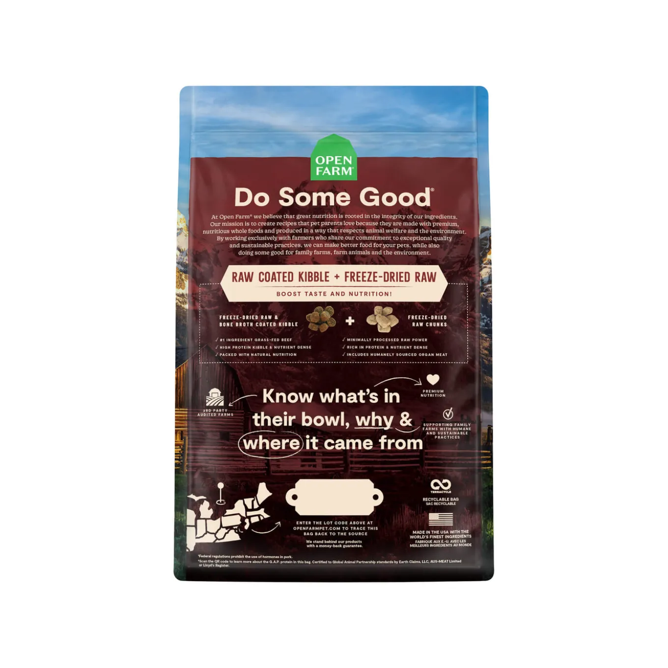 Open Farm Grain Free Rawmix Dry Dog Food