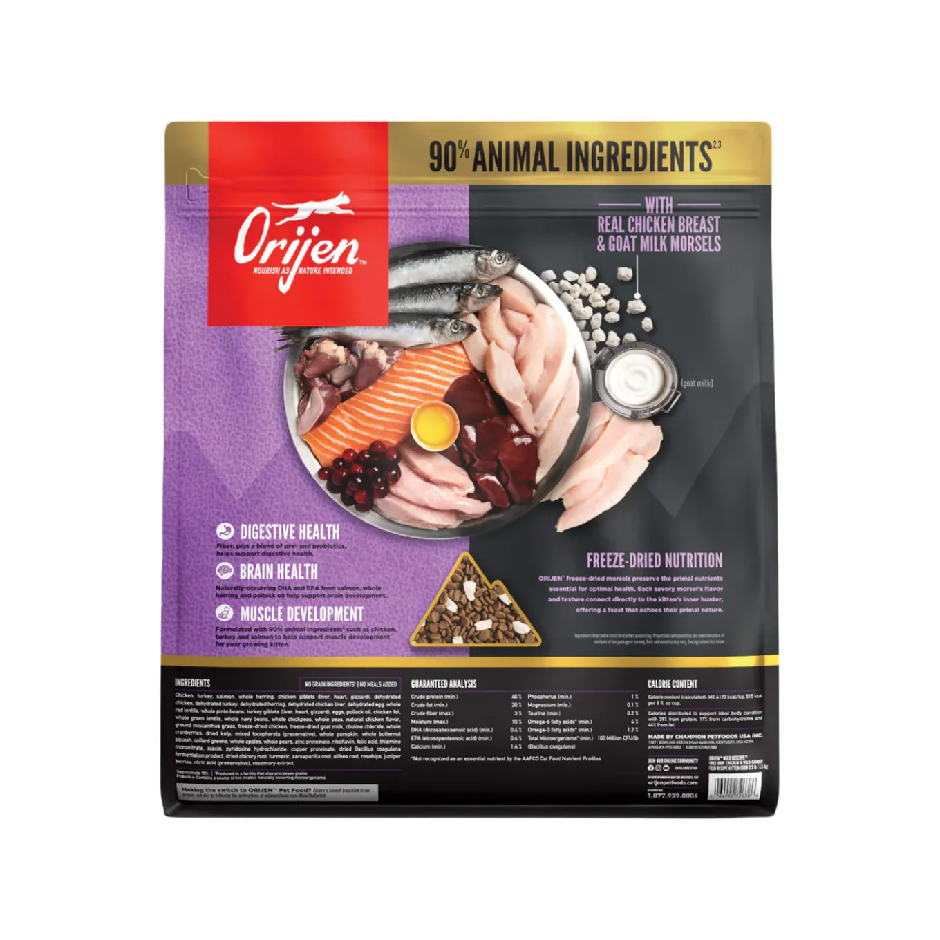 Orijen Grain Free Wild Reserve Dry Kitten Food