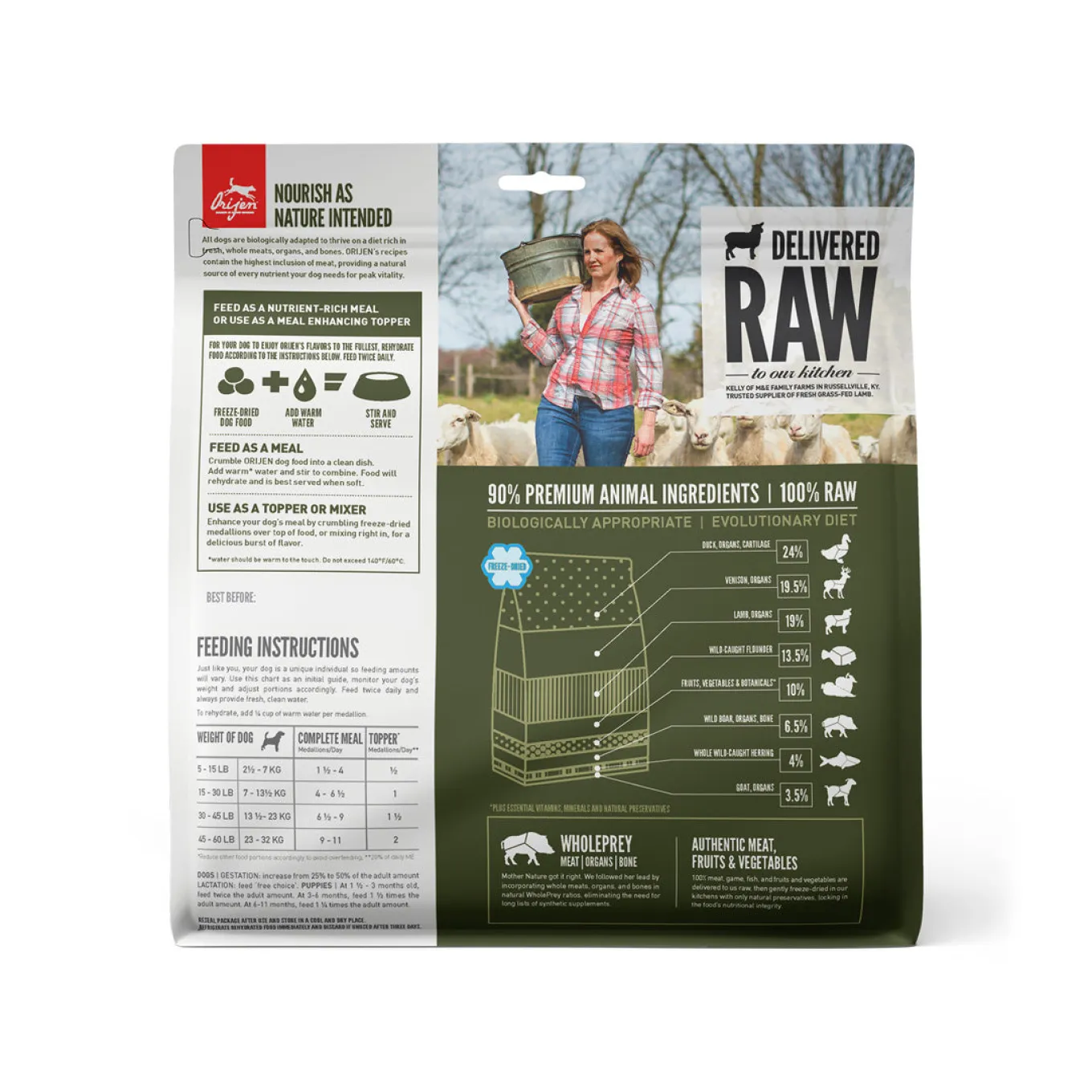 Orijen Grain-Free Freeze-Dried Dog Food
