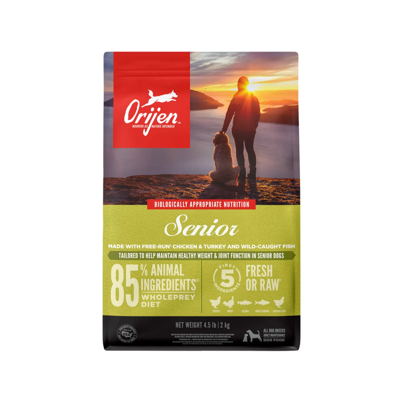 Orijen Grain-Free Senior Dry Dog Food