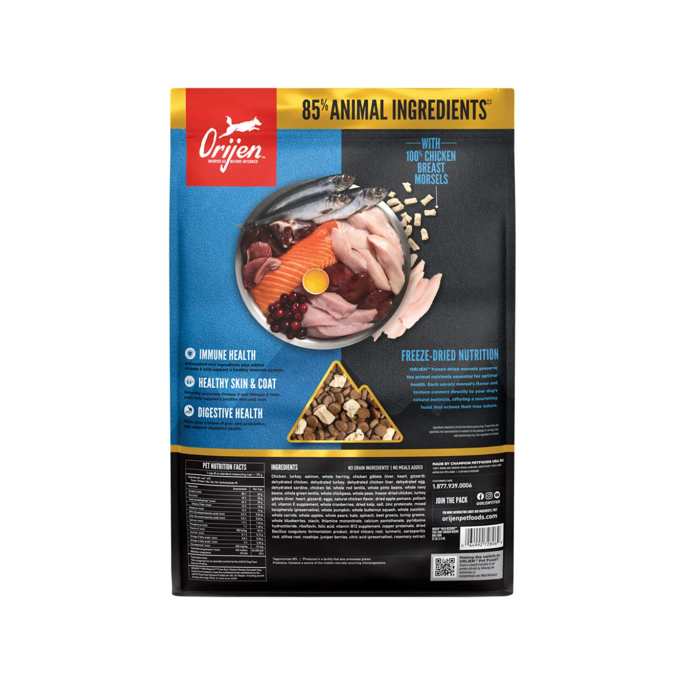 Orijen Wild Reserve Grain Free Dry Dog Food