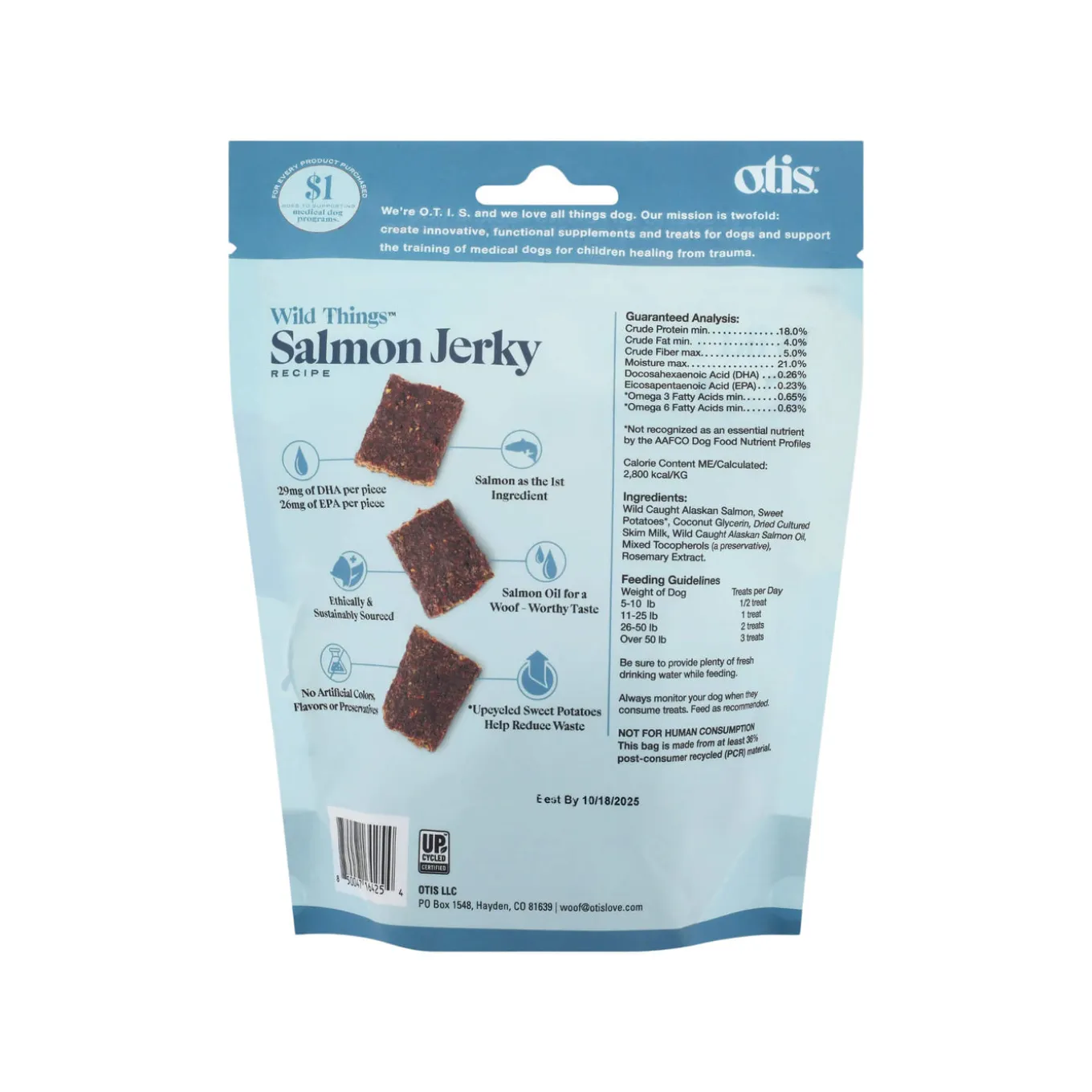 O.T.I.S. Wild Things Jerky Treats for Dogs