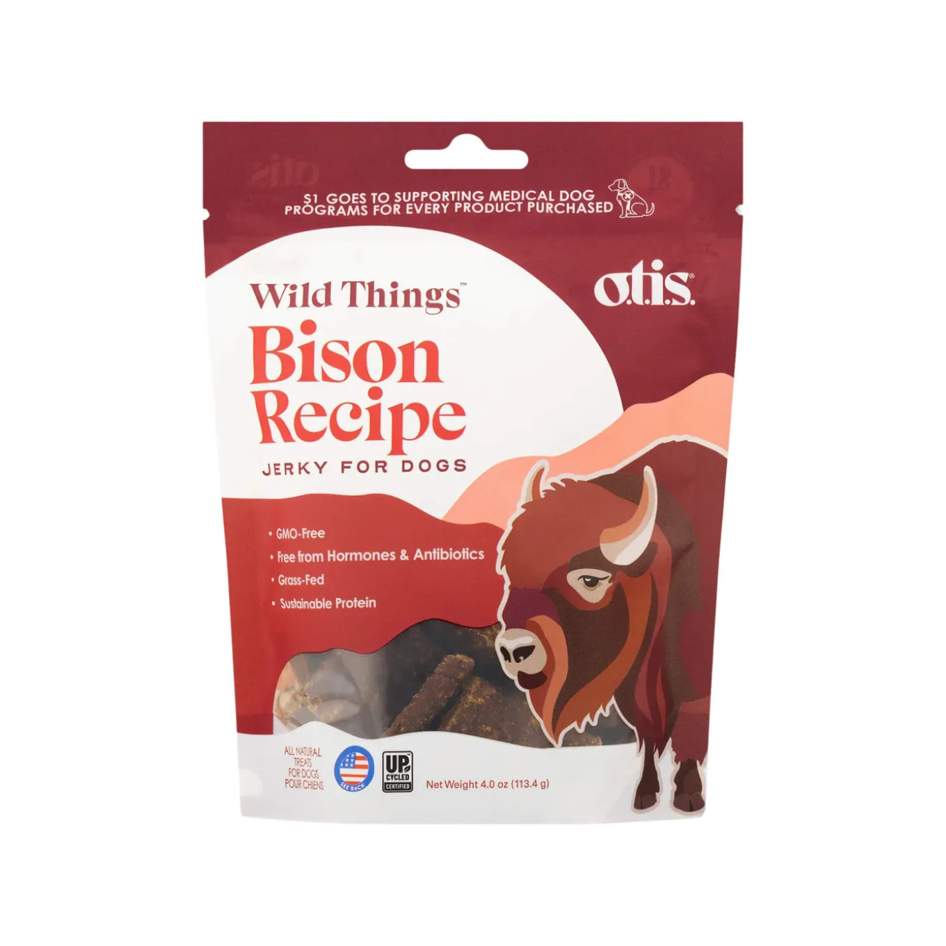 O.T.I.S. Wild Things Jerky Treats for Dogs