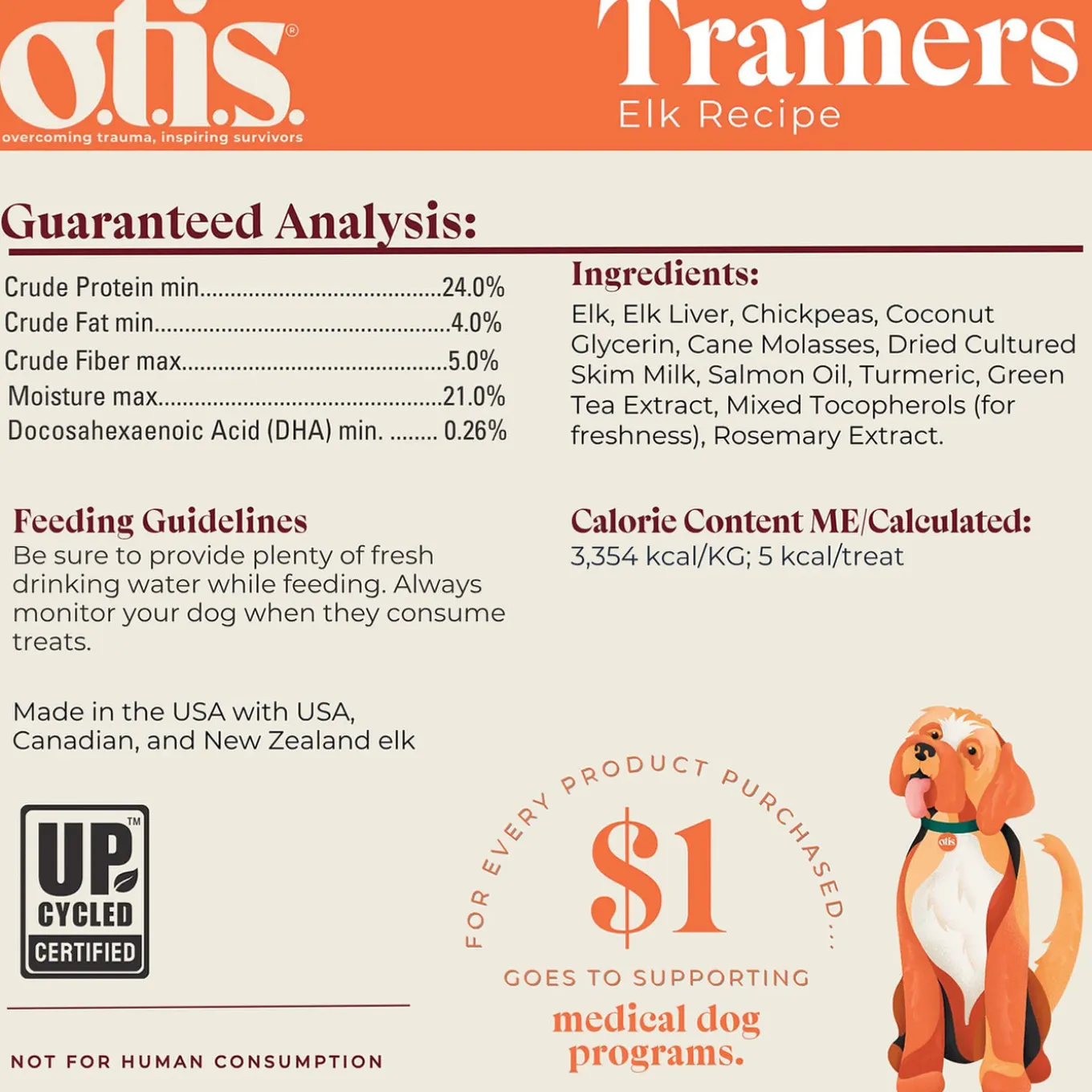 O.T.I.S. Wild Things Trainers Dog Treats