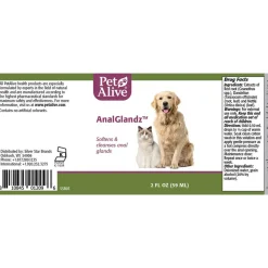 PetAlive AnalGlandz Herbal Supplement for Dogs & Cats