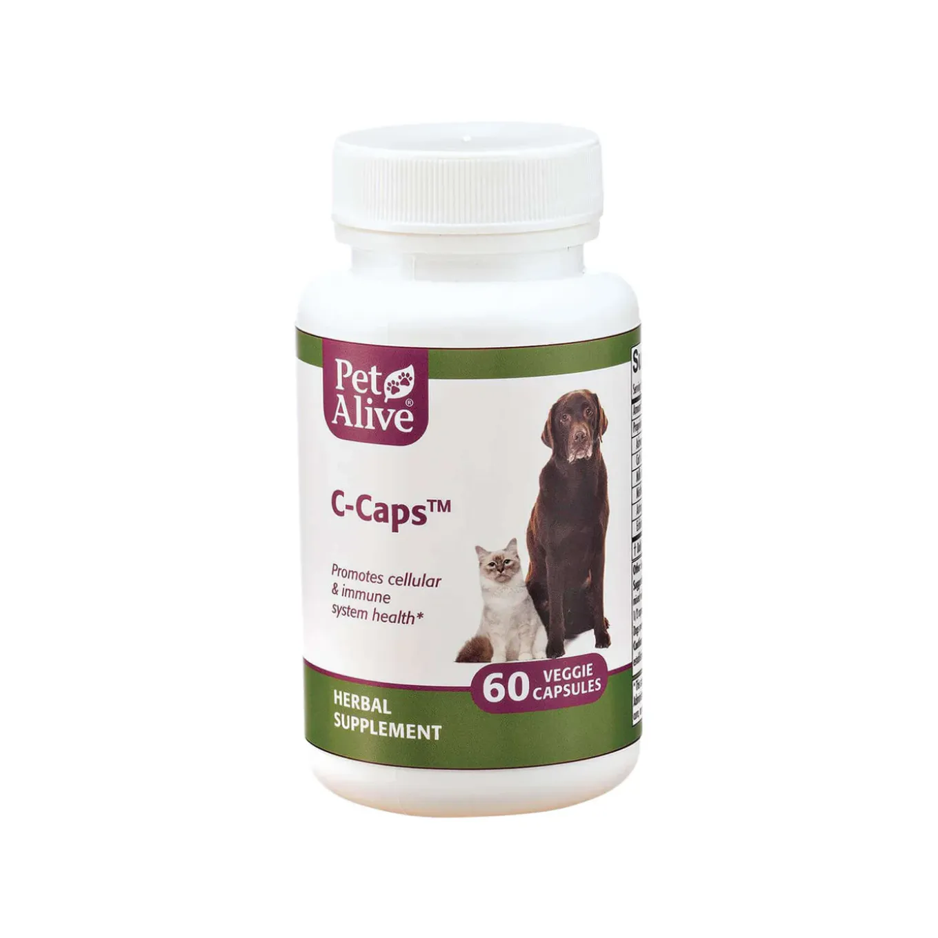 PetAlive C-Caps Formula Immunity Herbal Supplement for Dogs & Cats