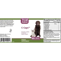 PetAlive C-Caps Formula Immunity Herbal Supplement for Dogs & Cats