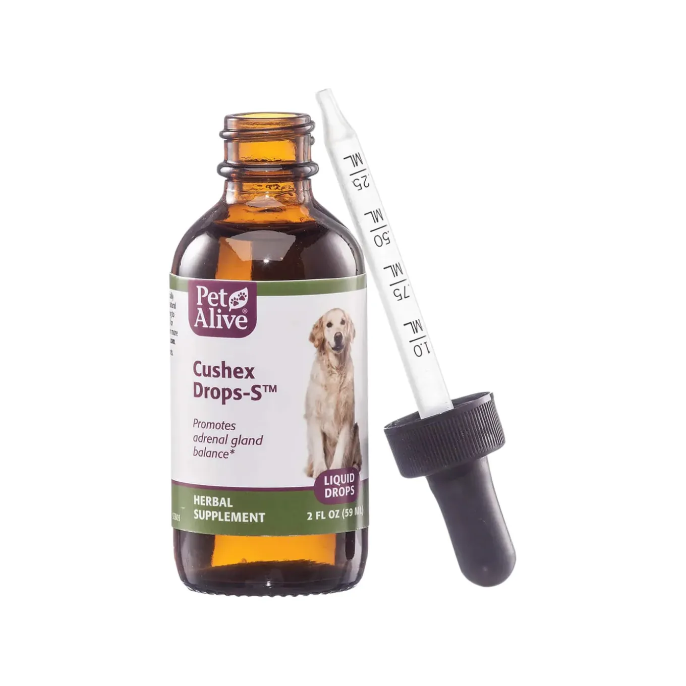 PetAlive Cushex Drops-S Herbal Supplement for Cushing's in Dogs & Cats