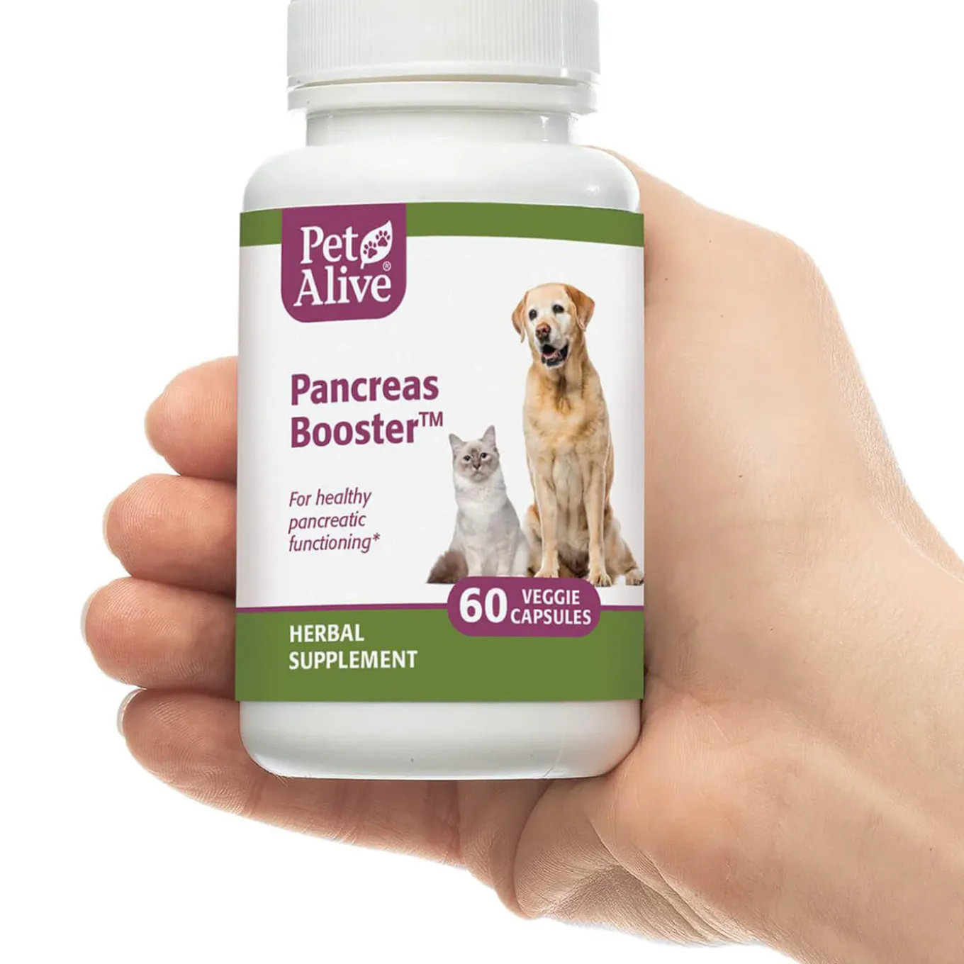 PetAlive Pancreas Booster Herbal Supplement for Dogs & Cats