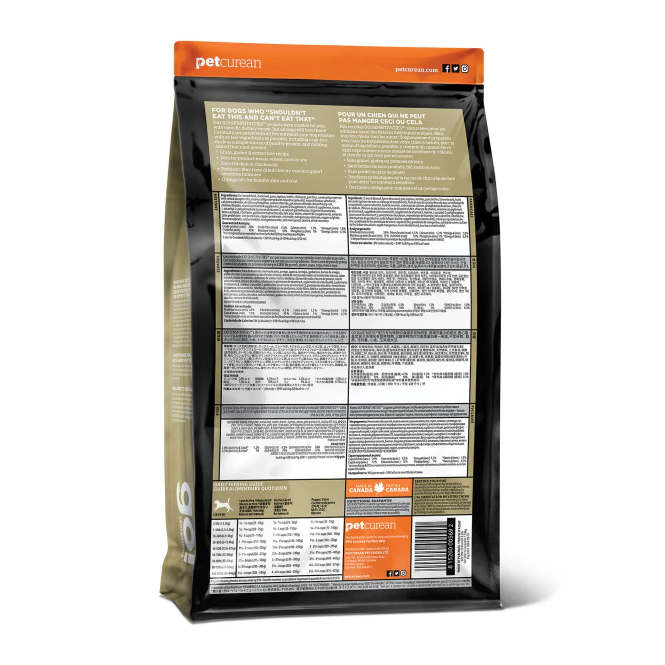 Petcurean GO! Sensitivity Dry Dog Food