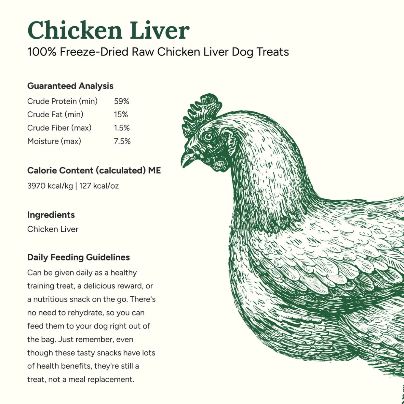360 Pet Nutrition Freeze Dried Liver Treats for Dogs