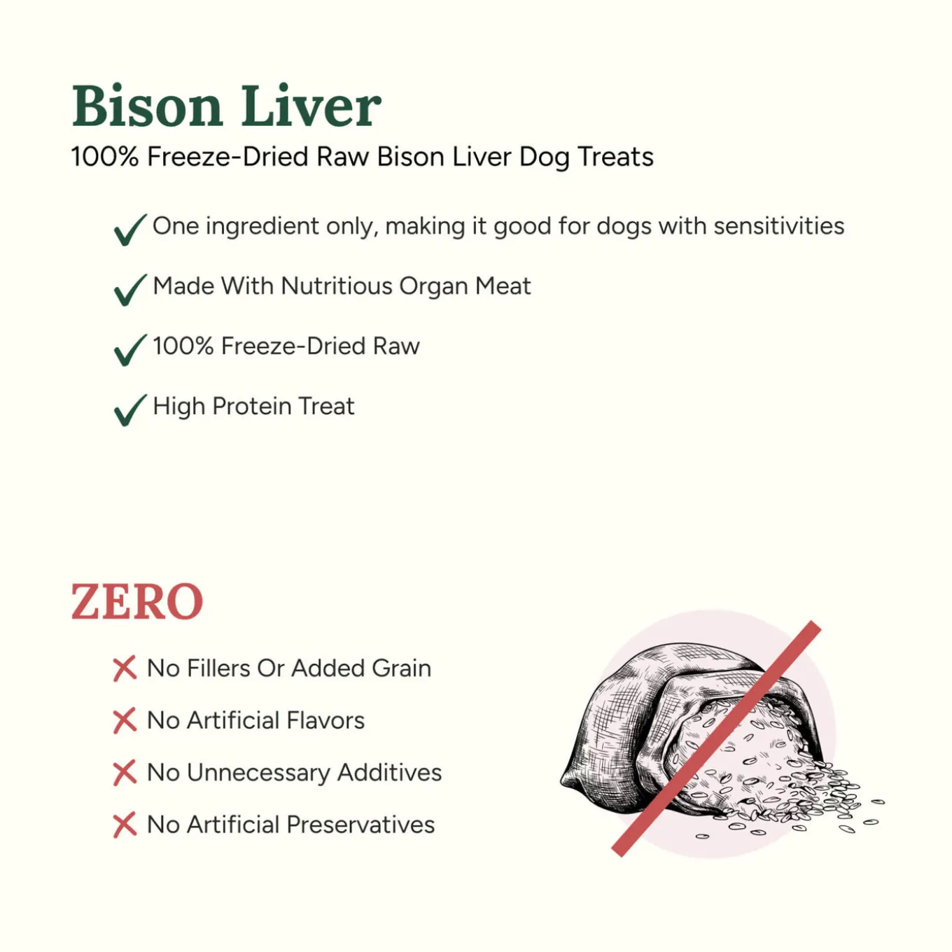 360 Pet Nutrition Freeze Dried Liver Treats for Dogs