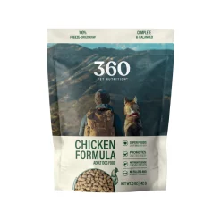 360 Pet Nutrition Freeze Dried Raw Complete Meal for Dogs