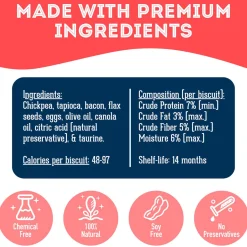 Pet Treatery Grain-Free Biscuits Natural Dog Treats