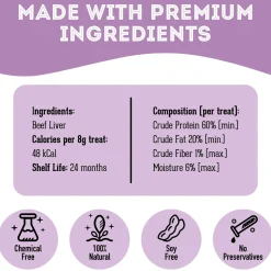 Pet Treatery Premium Dehydrated Dog Treats