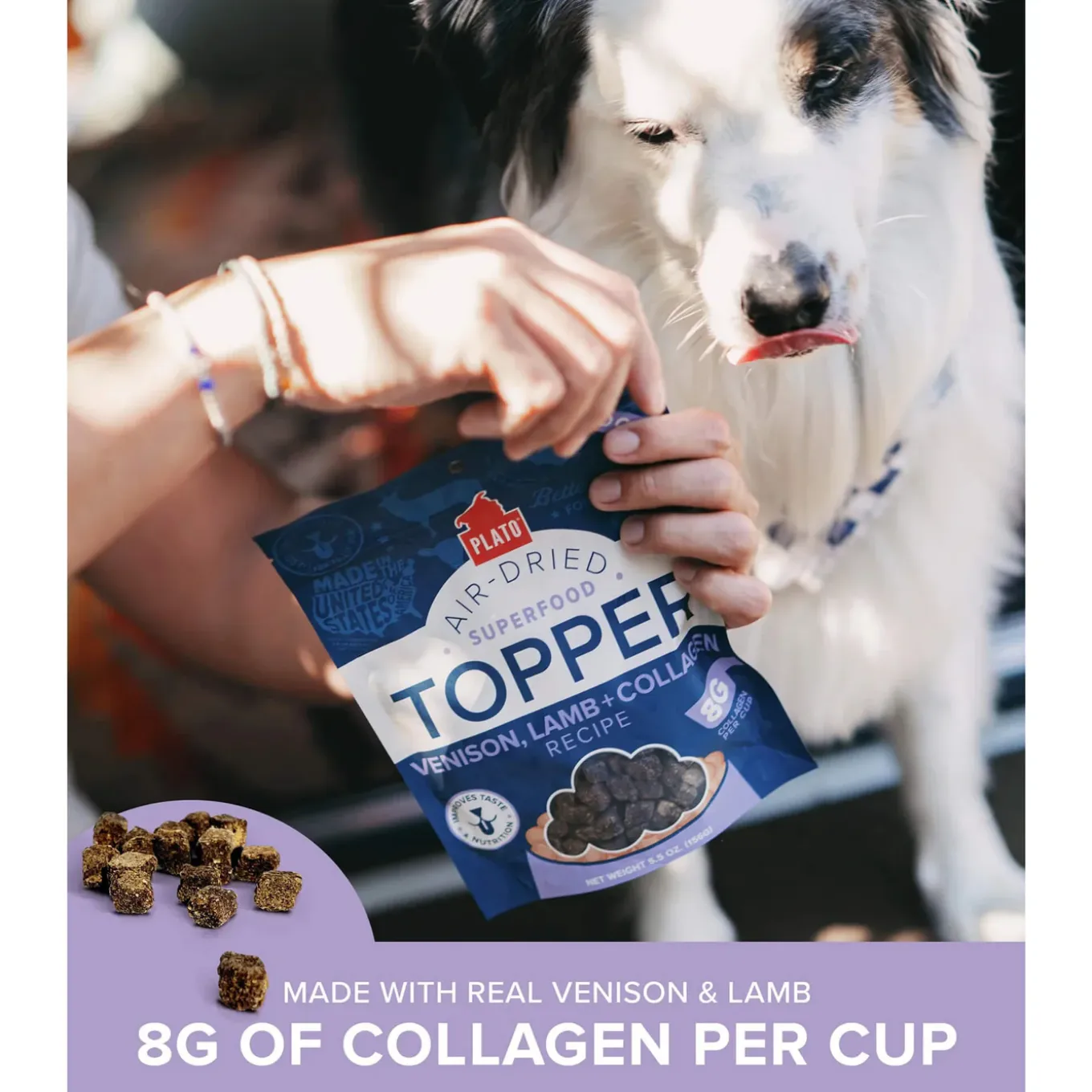 Plato Grain-Free Superfood Toppers with Collagen for Dogs