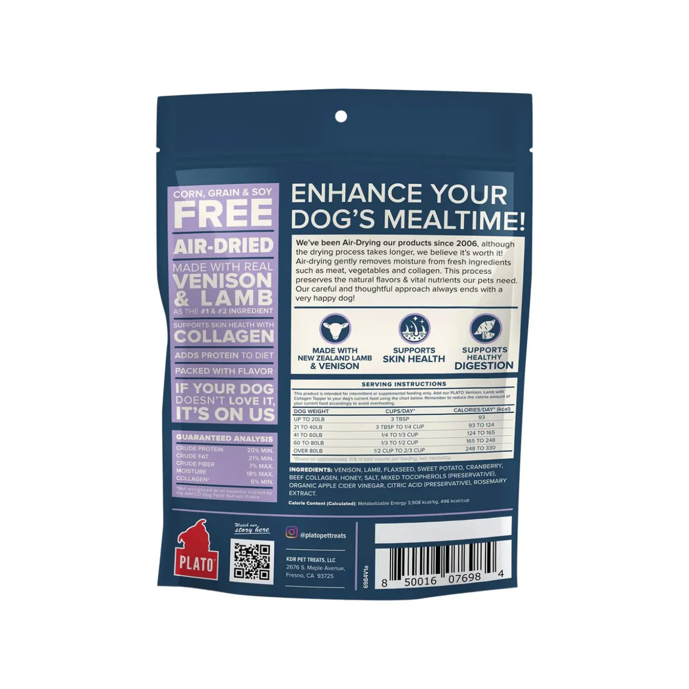 Plato Grain-Free Superfood Toppers with Collagen for Dogs