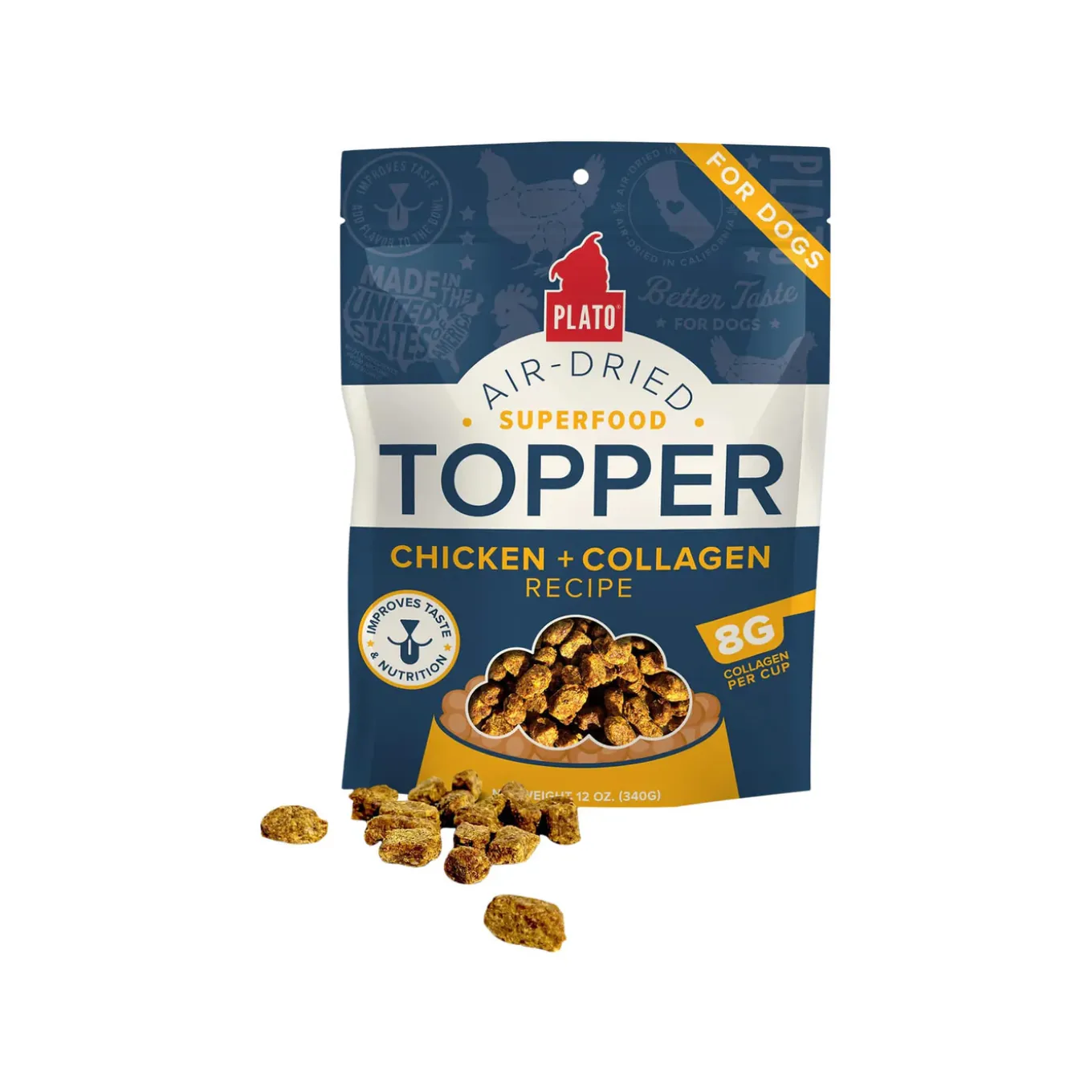 Plato Grain-Free Superfood Toppers with Collagen for Dogs