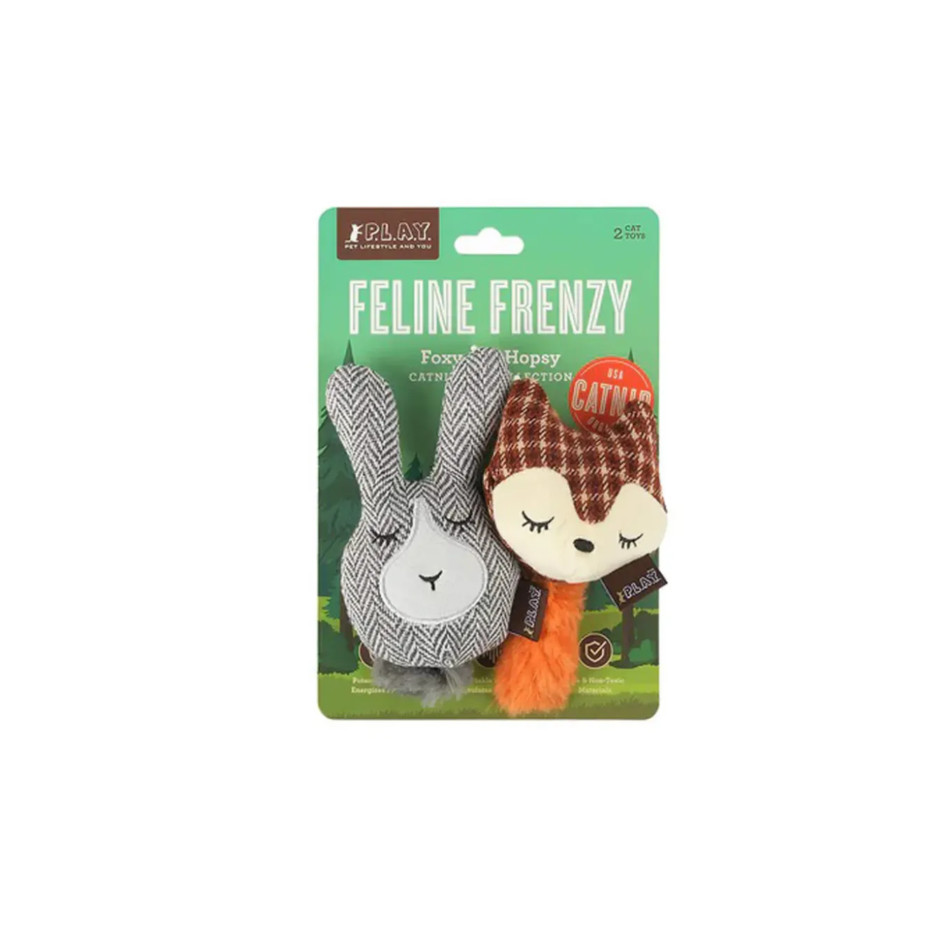 P.L.A.Y. Feline Frenzy Forest Friends Cat Toys