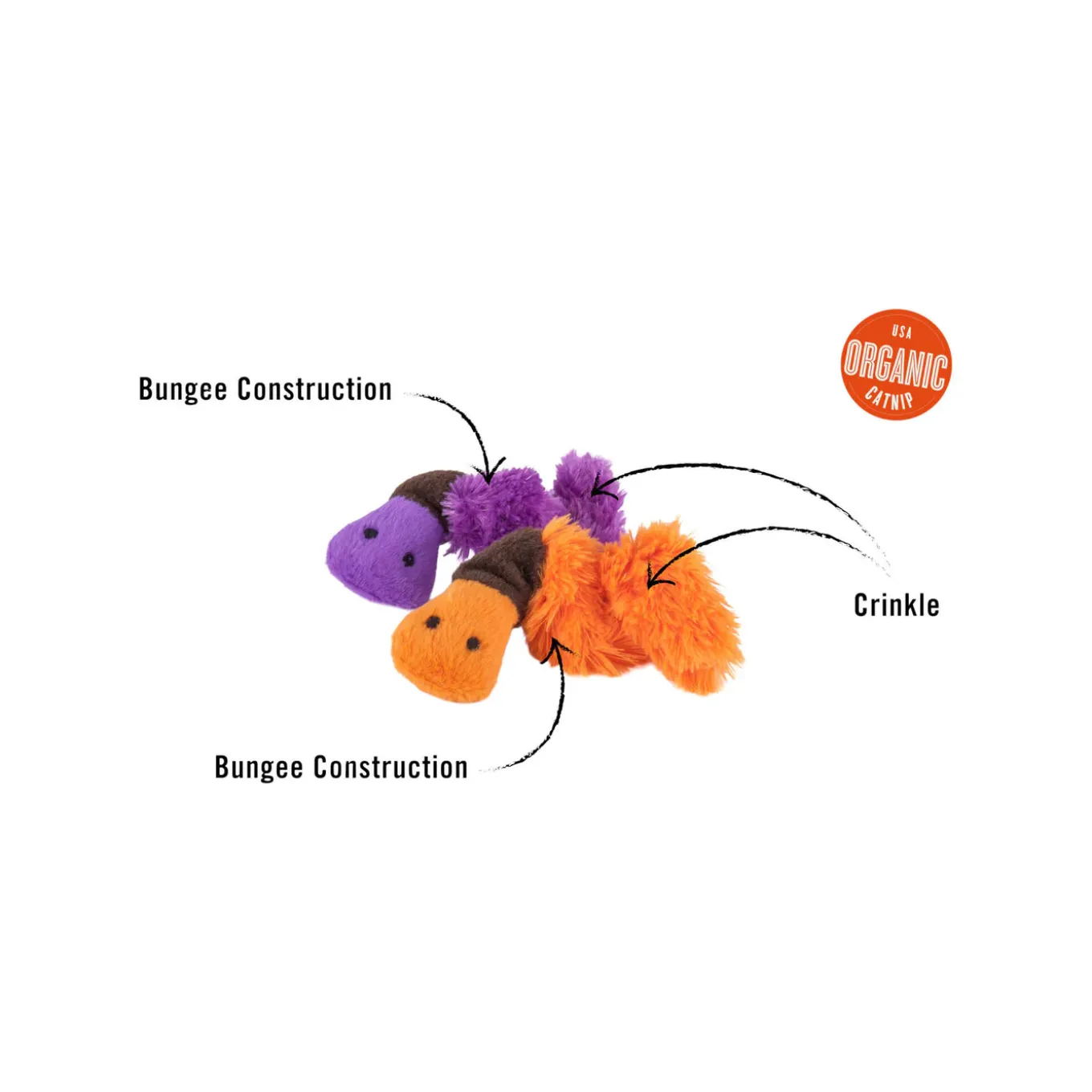 P.L.A.Y. Feline Frenzy Plush Eco-Friendly Cat Toys
