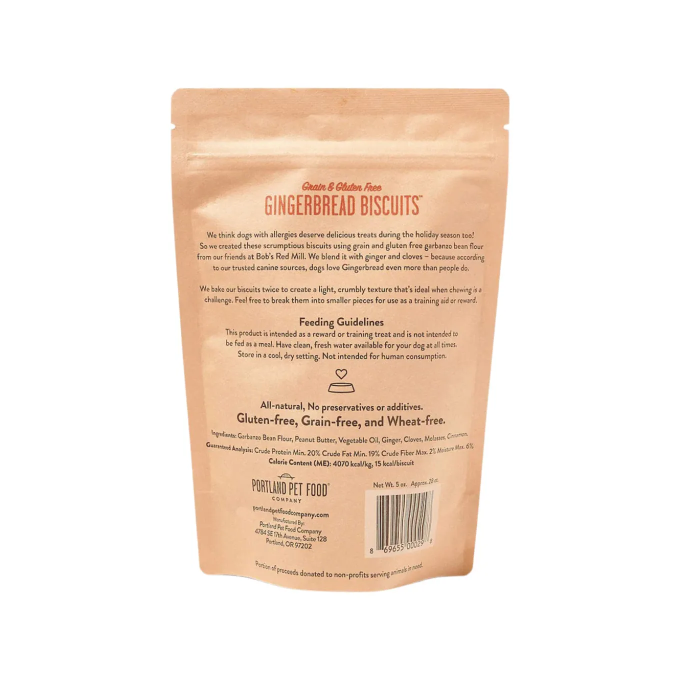 Portland Pet Food Grain & Gluten Free Dog Biscuits