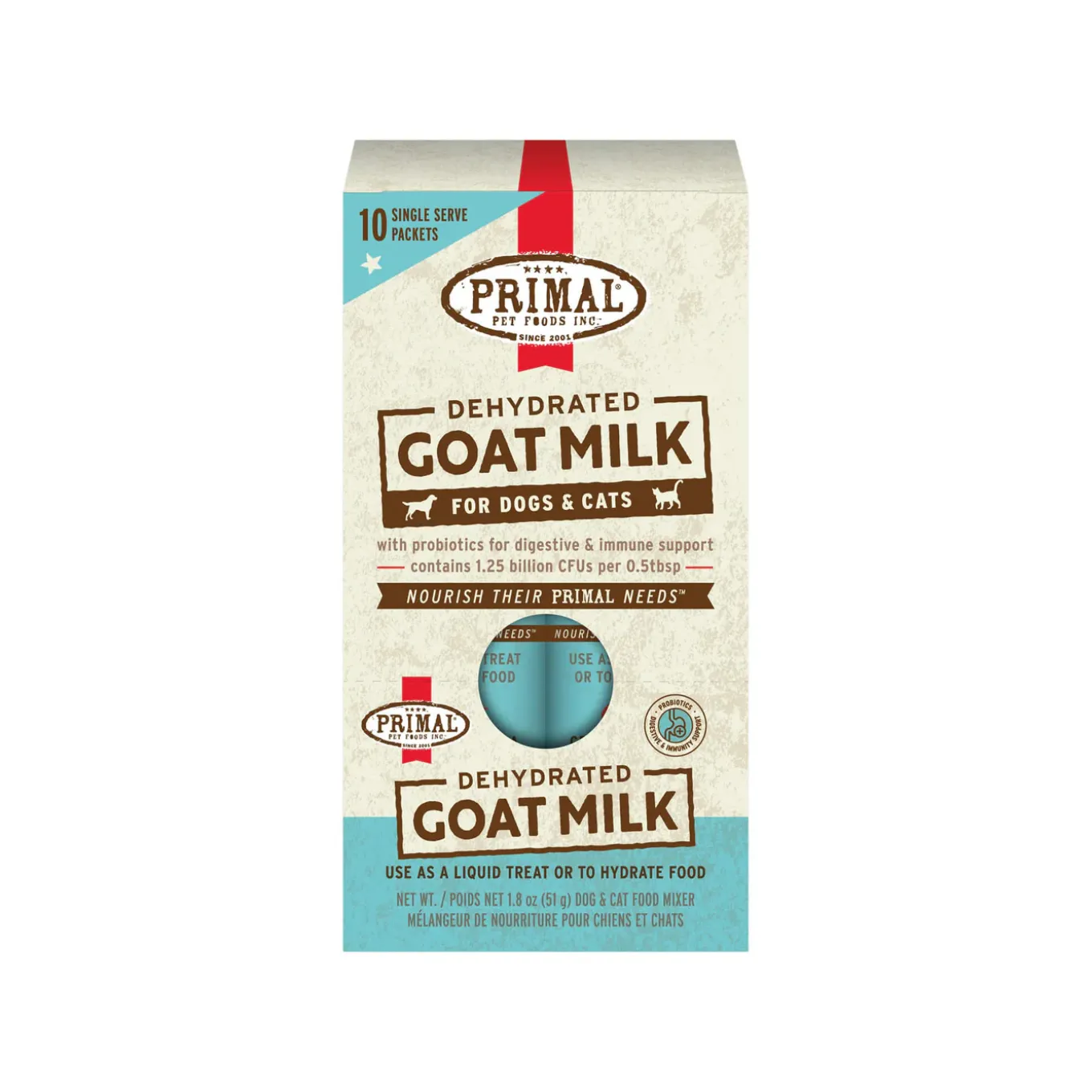 Primal Dehydrated Goat Milk for Dogs & Cats