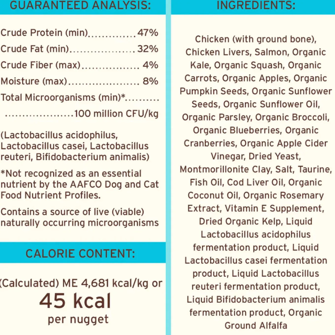 Primal Pet Foods Freeze-Dried Nuggets Cat Food
