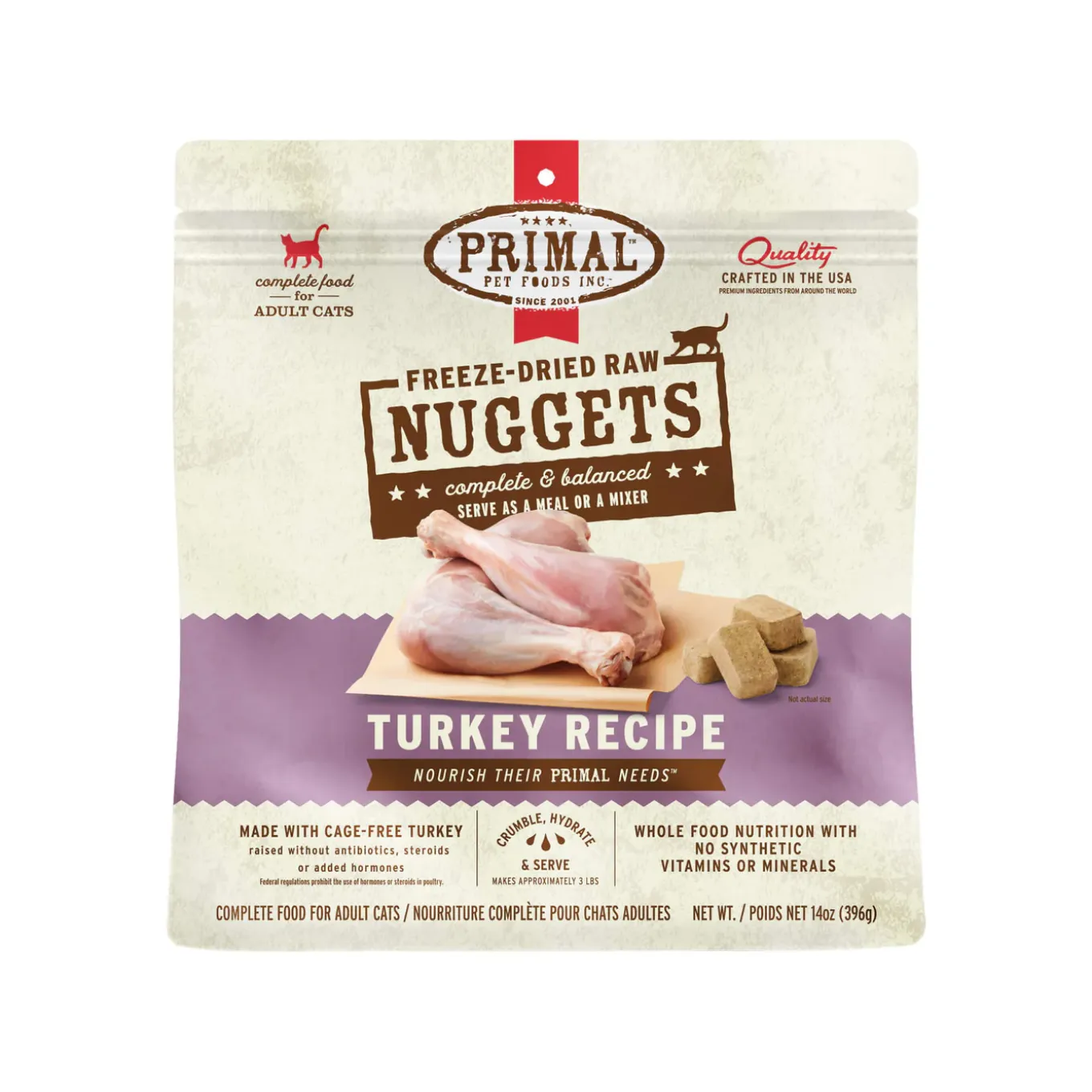 Primal Pet Foods Freeze-Dried Nuggets Cat Food