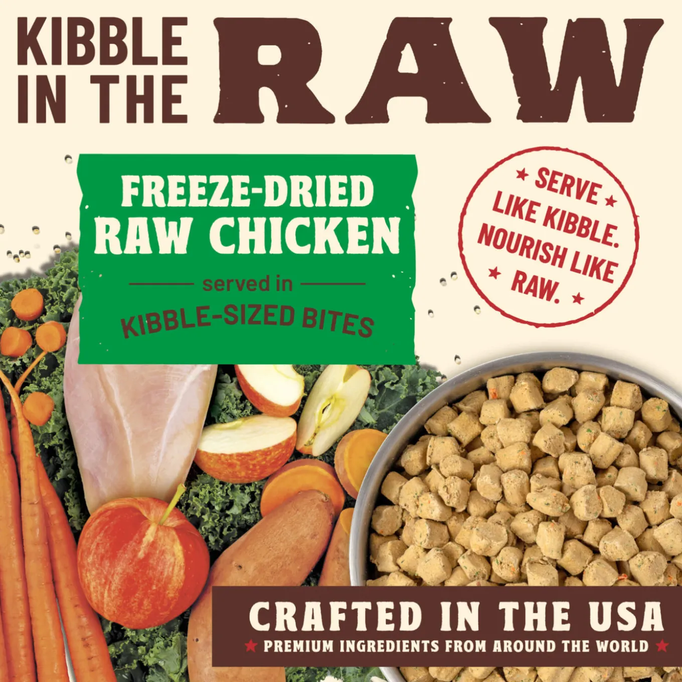 Primal Freeze-Dried Kibble in the Raw Small Breed Dog Food