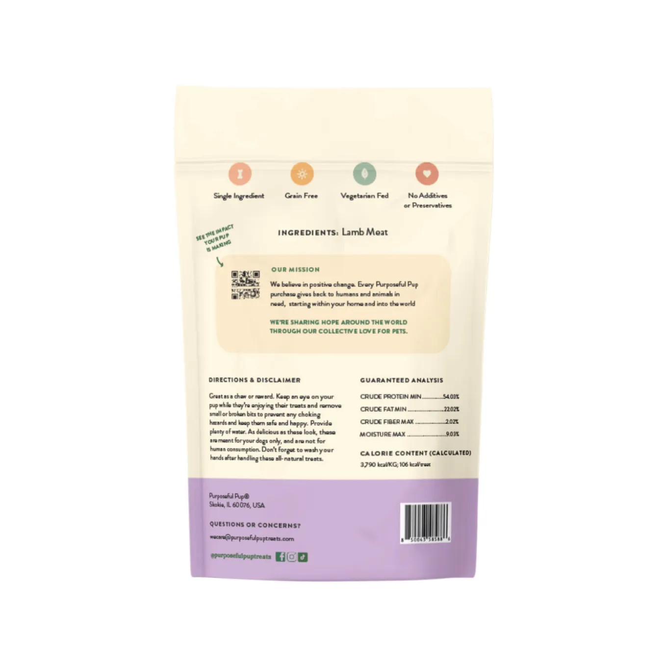 Purposeful Pup Sausage Stick Dog Treats