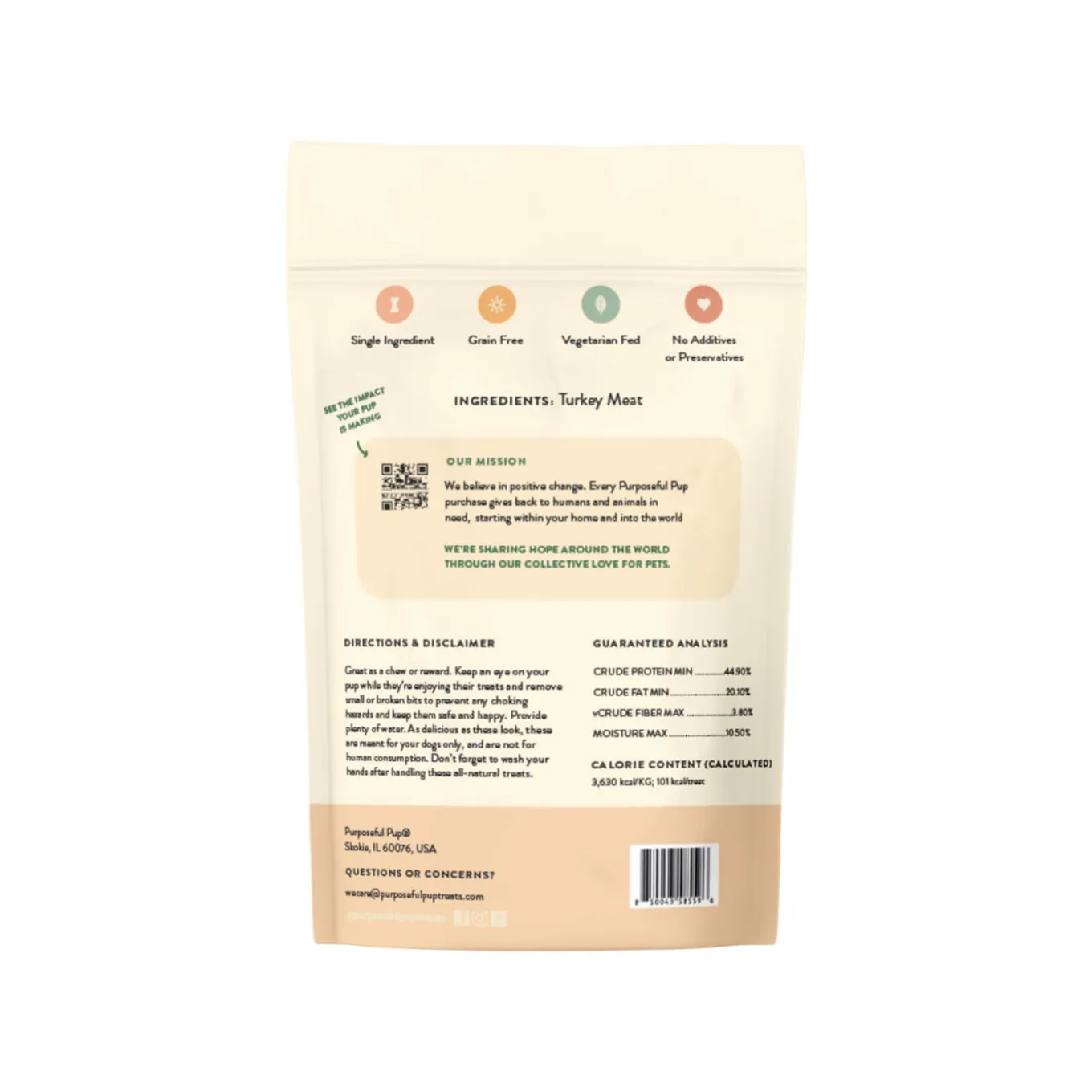 Purposeful Pup Sausage Stick Dog Treats