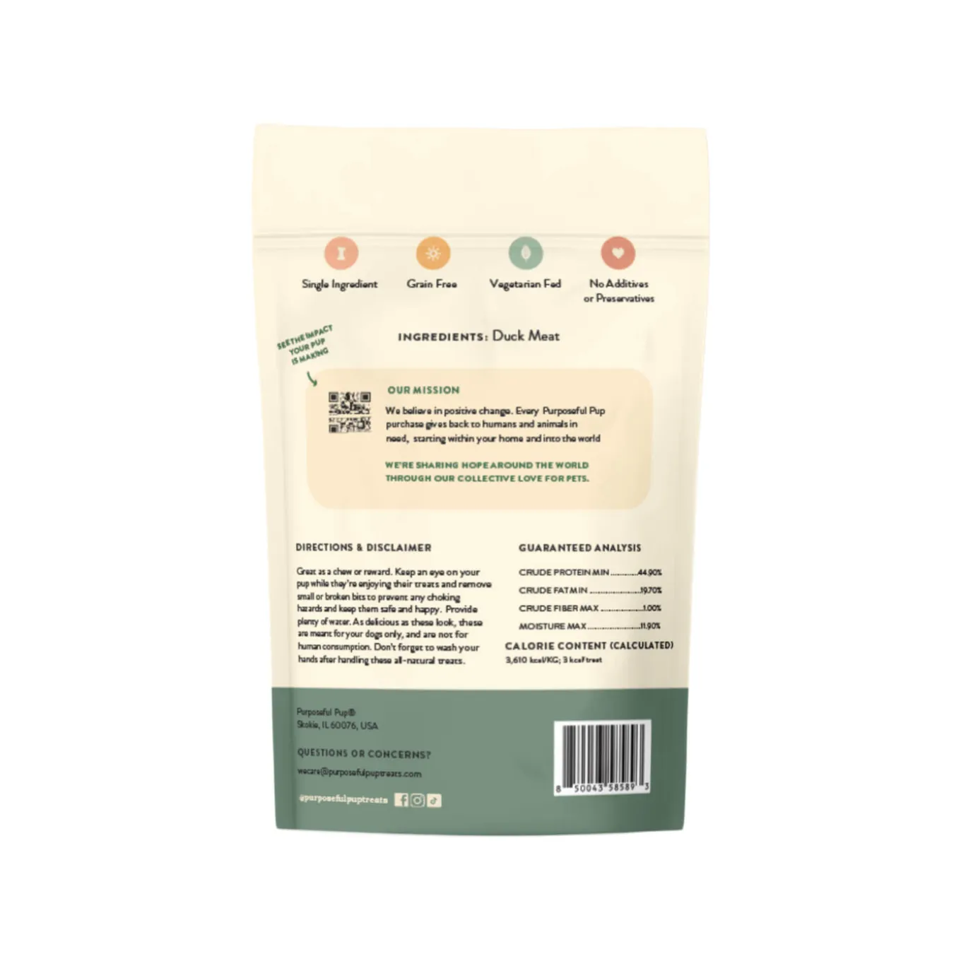 Purposeful Pup Slow Cooked Meat Bites for Dogs