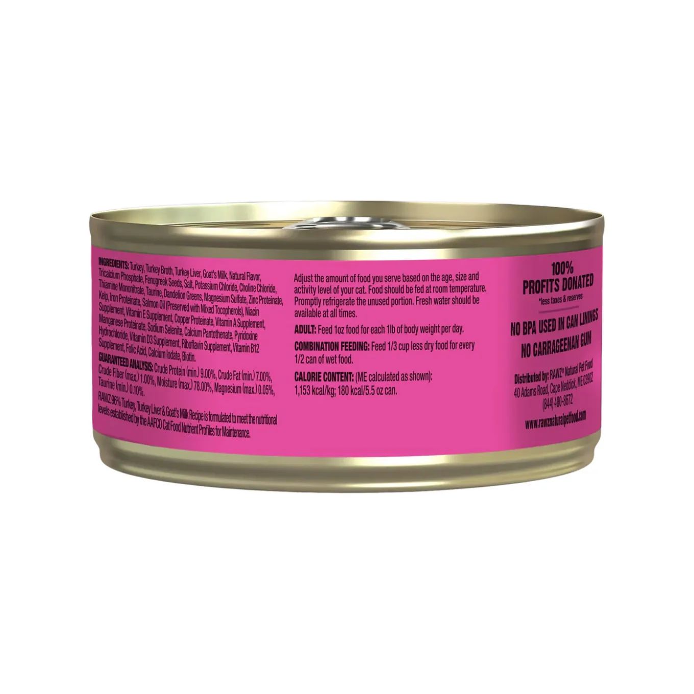 RAWZ 96% High Meat Formula Wet Cat Food