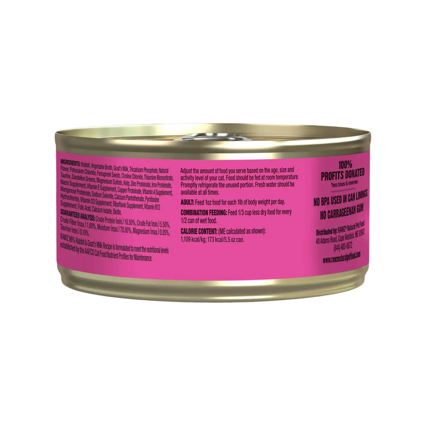 RAWZ 96% High Meat Formula Wet Cat Food