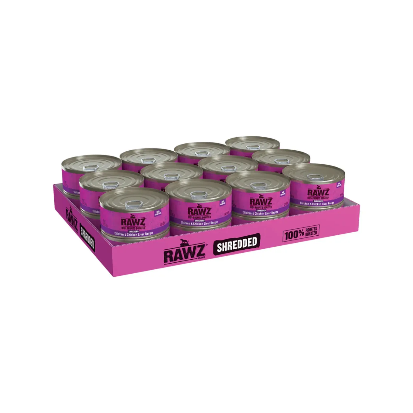 RAWZ Shredded Grain Free Wet Cat Food