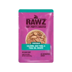 RAWZ Shredded Grain Free Wet Cat Food Pouches
