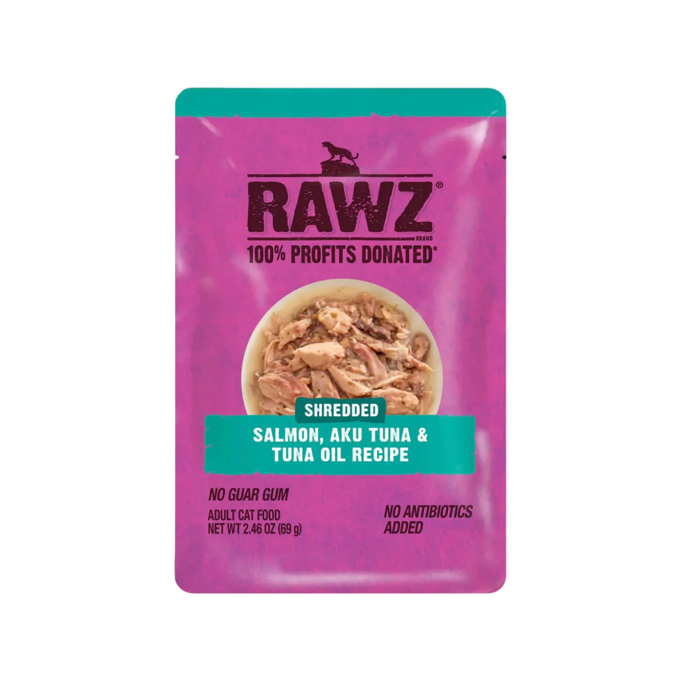 RAWZ Shredded Grain Free Wet Cat Food Pouches