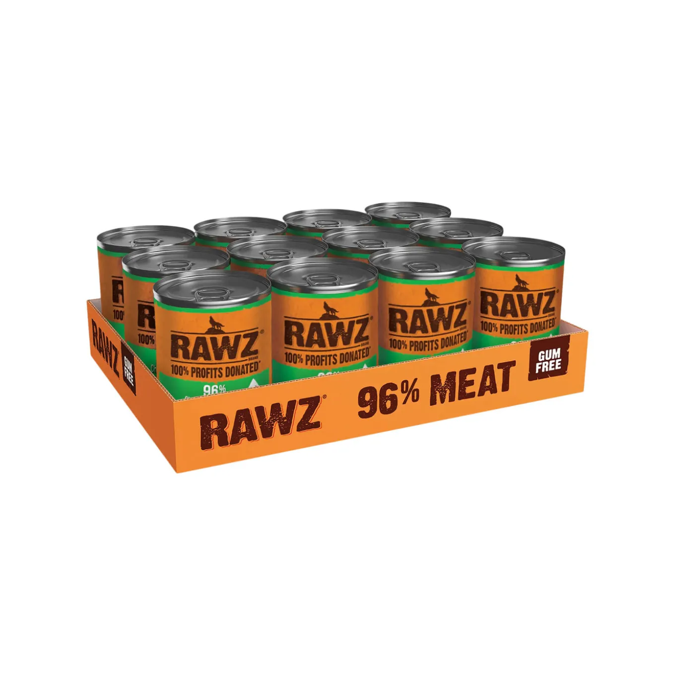 RAWZ 96% High Meat Formula Wet Dog Food