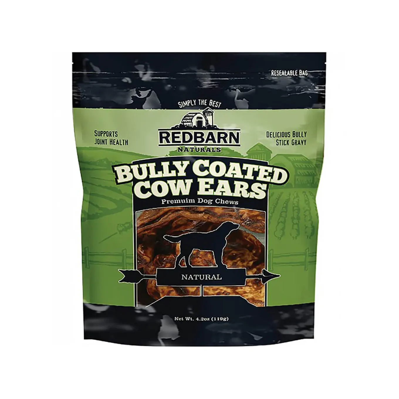 Redbarn Bully Coated Cow Ears