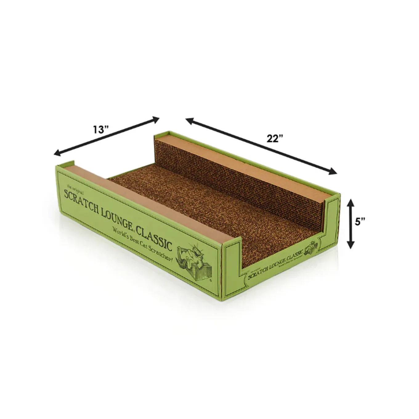 Scratch Lounge Classic Double-Sided Cat Scratcher