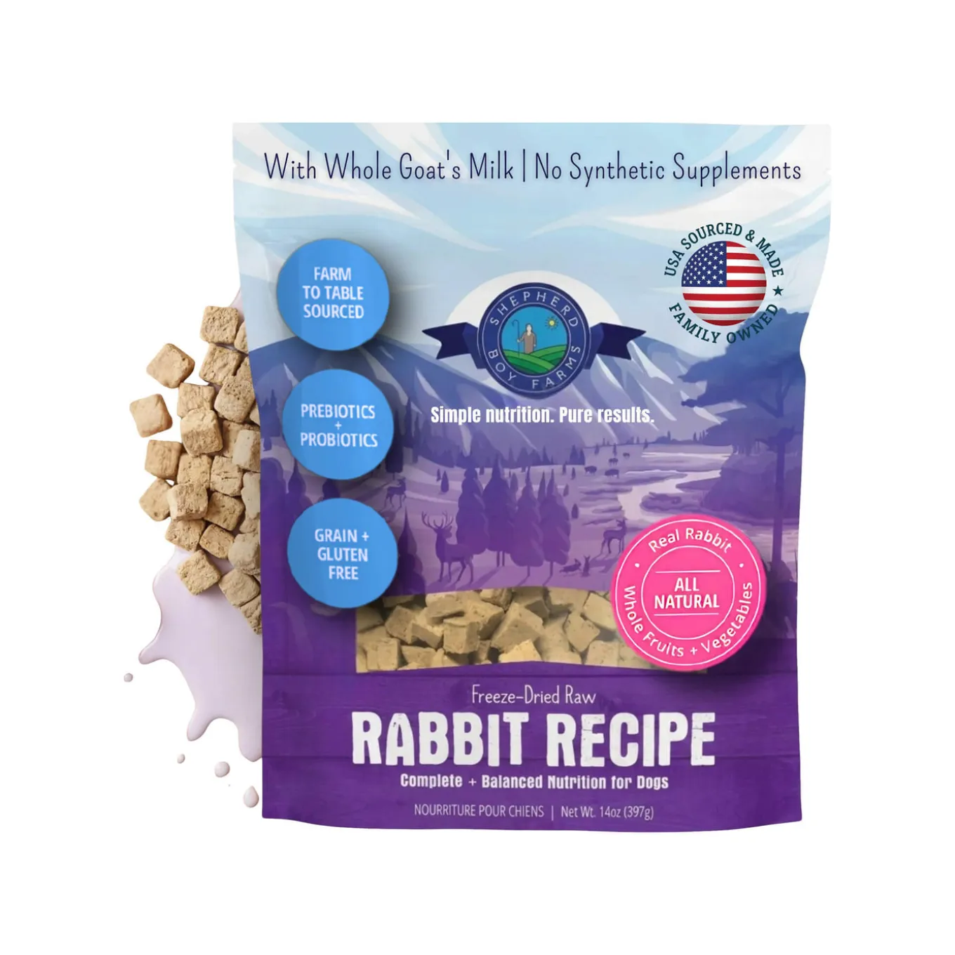 Shepherd Boy Farms Freeze Dried Dog Food